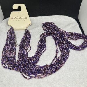 Purple Beaded Necklace